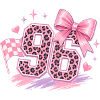 Leopard Pink 96 Glitter