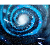 Galaxie bleue