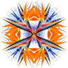 Mandala Paradiesvogelblume Abstrakte Tropical Art