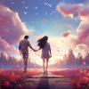 Evening Path of Love