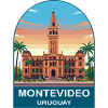 Montevideo Uruguay Palacio Salvo Travel Poster