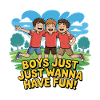 Three Boys Outdoor Fun