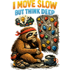 Sloth Bouldering – Comic Climbing Shirt