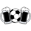 Bière de football