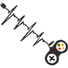 Graphisme Pulse Gamer Heartbeat Controller