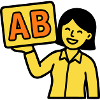 Teacher Elementary School ABC Vector
