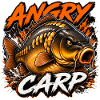 Angry Mirror Carp Fishing Design