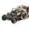 Racing Hotrod Caricature