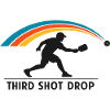 Third Shot Drop Badminton Silhouette