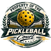 Pickleball Court Emblem