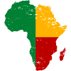 Drapeau du Bénin Afrique utilisé