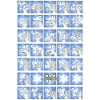 Deutsches Fingeralphabet 4 - blau /