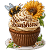Sweet as Sunshine Cupcake Art