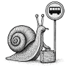 A Snail on Its Way