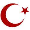 Red Moon Star Motif Turkey