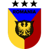 Romania Wappen Dreifarbig Schild