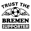 Schwarzweiß Bremen Fußball Silhouette
