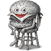 Whimsical Hamburger 