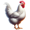 Poulets Leghorn