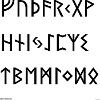Futhark de l’Ancien (noir)