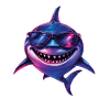 Cool Shark Sunglasses Ocean Beach Vibes
