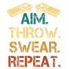 Aim Throw Wear Repeat Tee