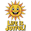 Yellow Sunny Joyful Sun Art