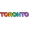 Toronto City in Rainbow Letters