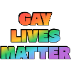 Déclaration typographique Pride Rainbow
