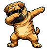 Tabbing Shar Pei