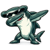 Requin-marteau à dabber