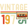 Rétro 1970s Cassette