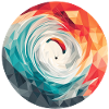 Geometric Vortex Paragliding
