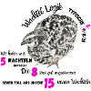 Quail - with neon numbers
