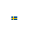 Schweden Flagge  Design Weiss