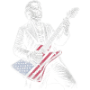 Andrew Johnson plays guitar