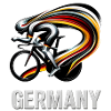 Rennrad-Illusion Deutschlandfarben