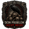 Dein Problem Nicht Meins Gothic Patch