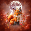 Lunar Fox with Jewels