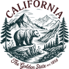 California Bear Mountain Badge