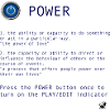 Power Button Illustration with Funny Inscription