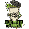 Café Zombie Need Coffee