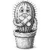 Bandaged Sad Cactus