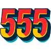 555 - HAHAHA Lettering Retro Style