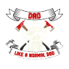 Cool Firefighter Dad