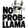 No Probllama Cool Lama Saying