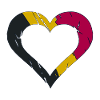 Belgium Heart Block in Luminous Stripes