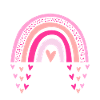 Little Hearts Rainbow Arc