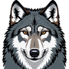 Wolf Illustrative Portrait