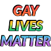 Gay Lives Matter Rainbow
